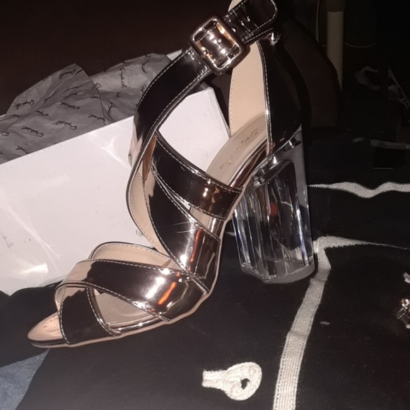 New Platform heels - Rose Gold Shiny - Picture 5 of 8
